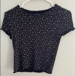 short sleeve crop top
